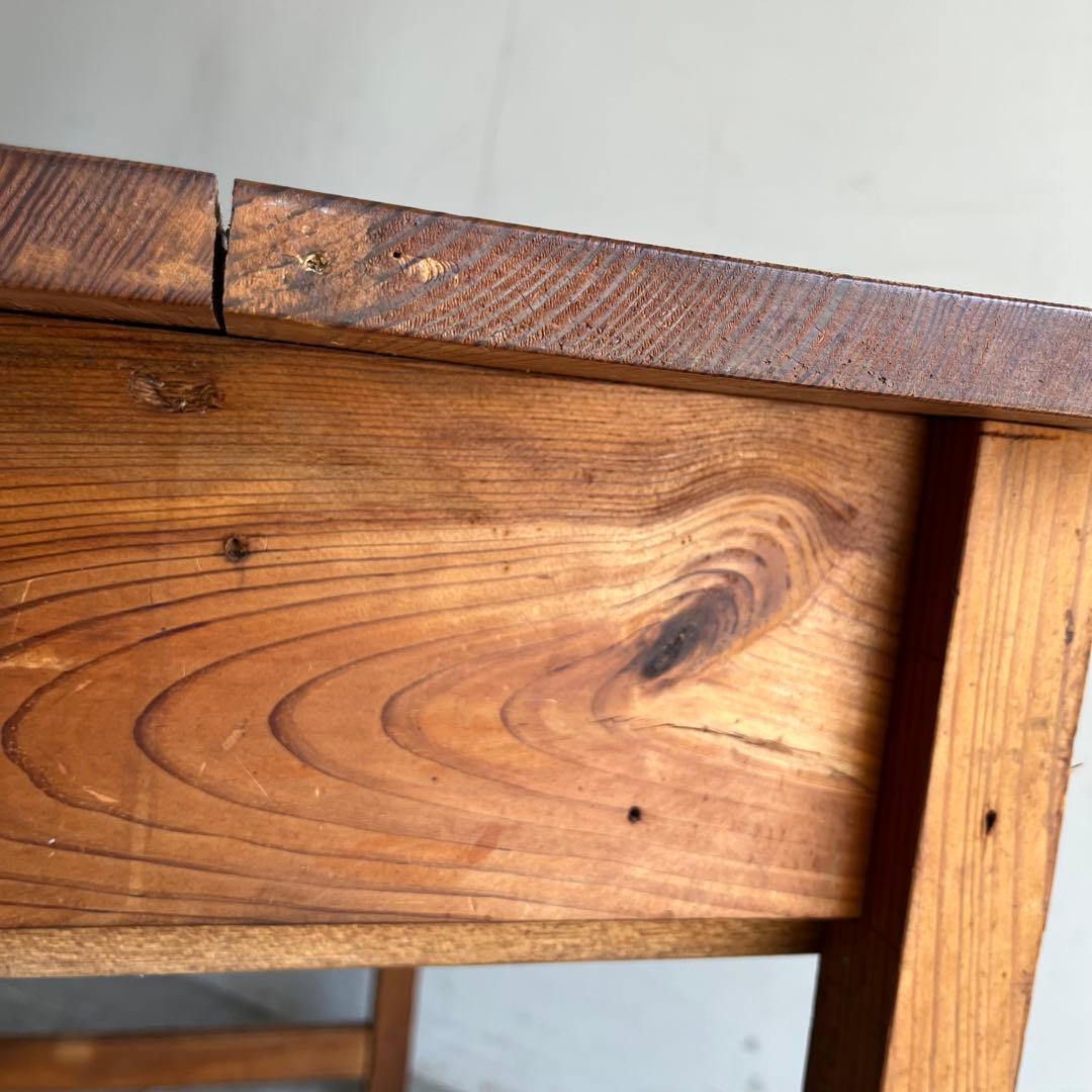 アンティーク 平机 テーブル 無垢材 デスク z485