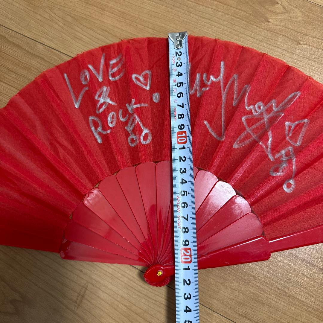 【最終値下げ】激レア マイケル・モンロー 本人直筆サイン入り扇子