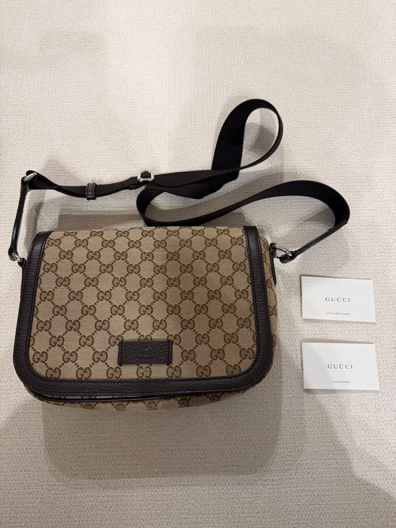 GUCCI ショルダーバッグ ベージュ/ブラウン