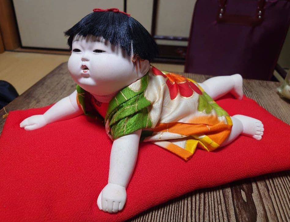 ■美品■這子人形■ハイハイ人形■男の子