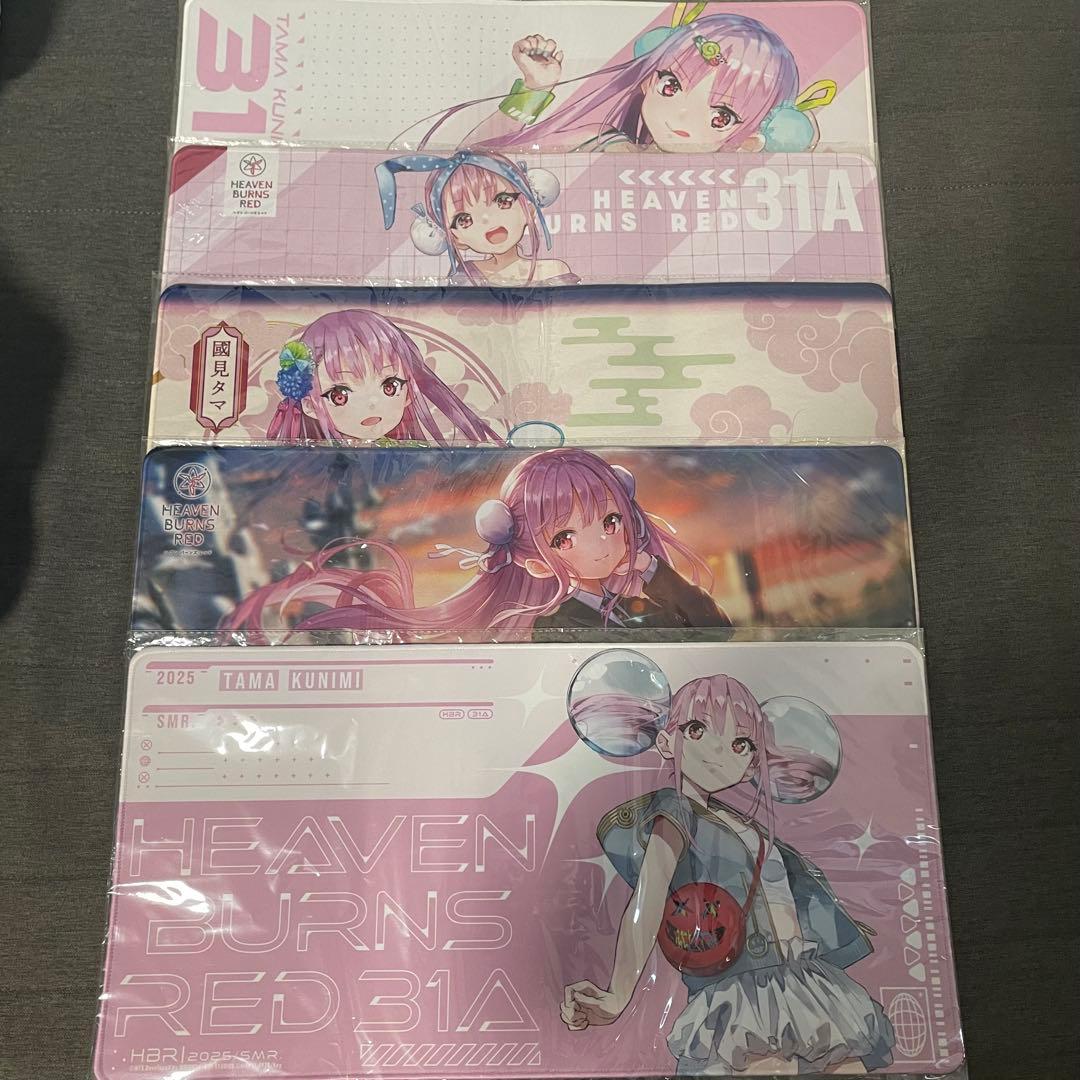 國見タマ ヘブバン ゲームマット デスクマット プレイマット 5枚セット