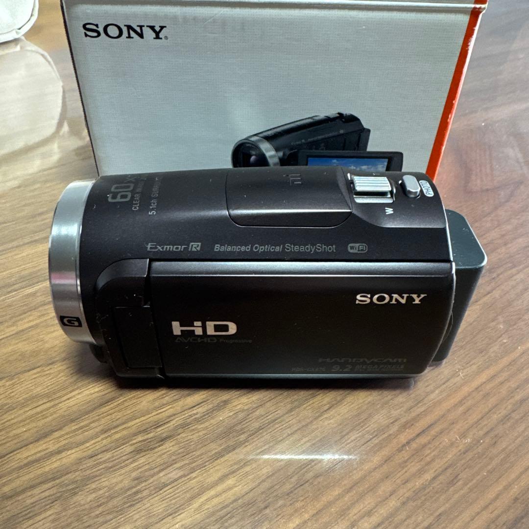 Sony HDR-CX675 ハンディカム 本体　スタンド、バック