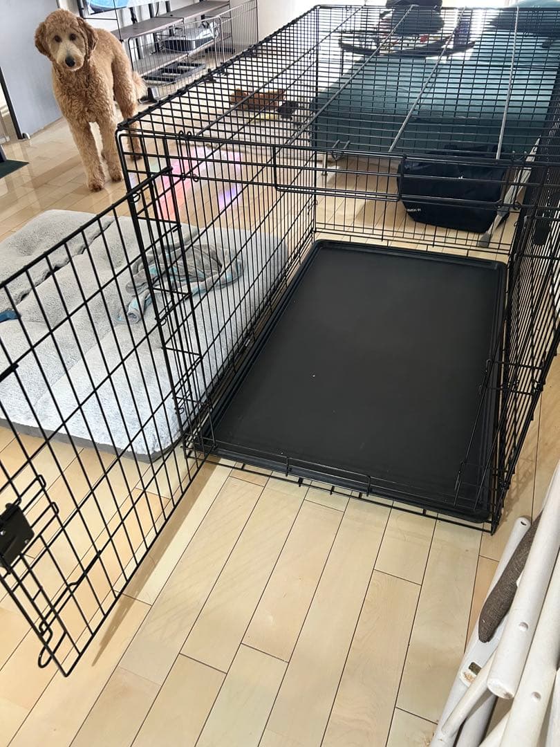 犬用ケージ 大型犬 黒