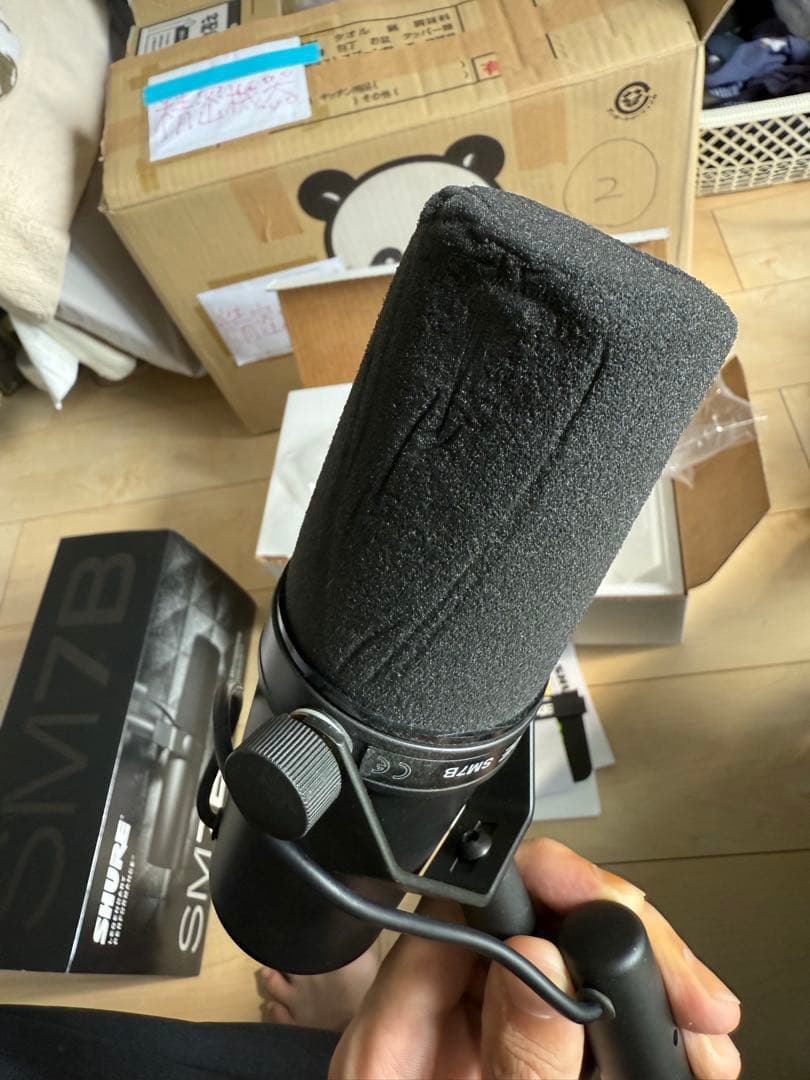 SHURE SM7B ダイナミックマイク＋cloudlifter CL-1