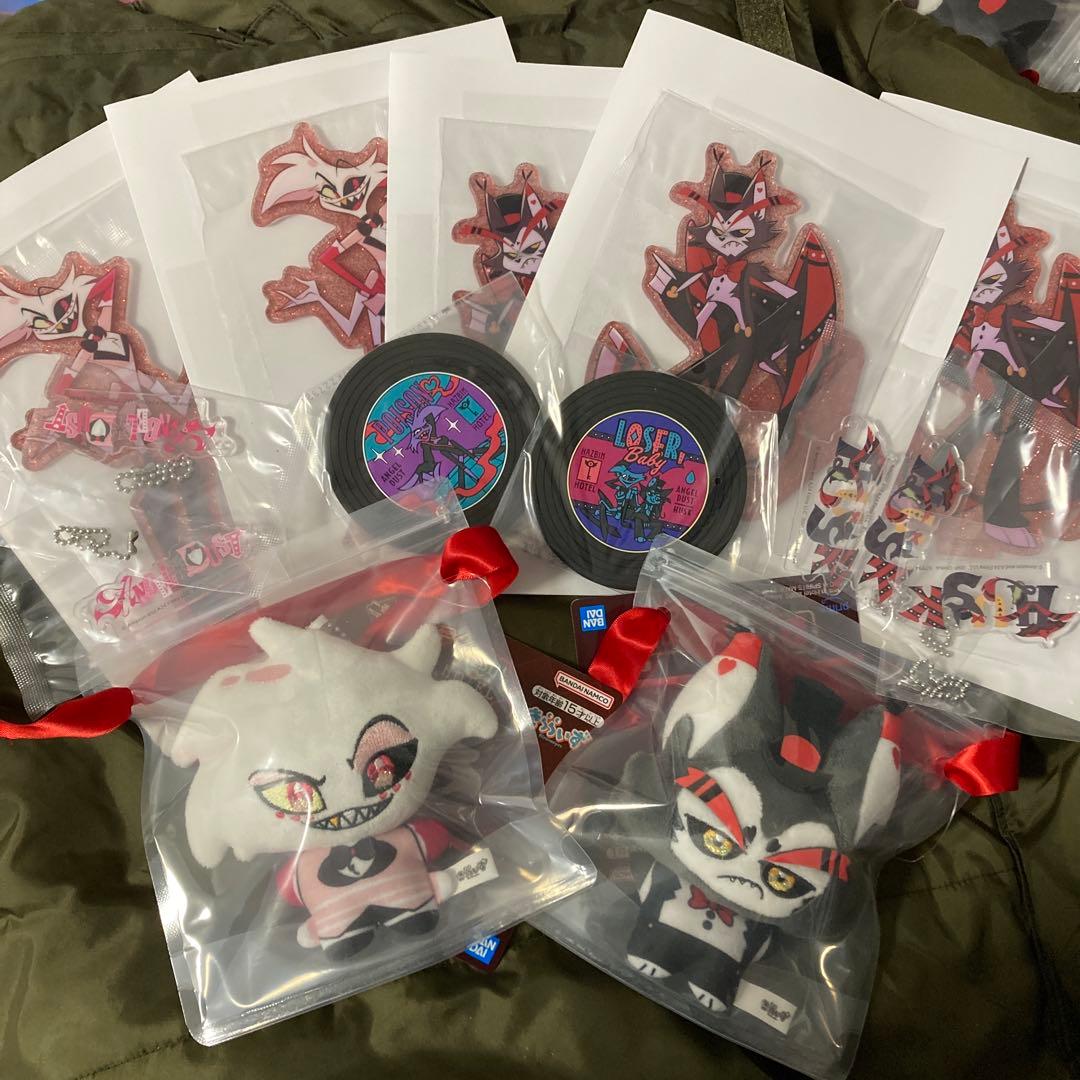 ハズビンホテル 一番くじ　ハスク　エンジェル・ダスト　F賞、H賞、G賞、 D賞