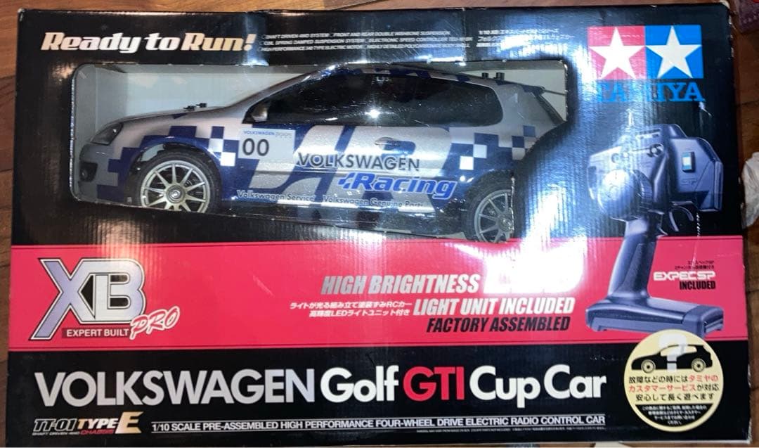 タミヤ エキスパートビルド　フォルクスワーゲン ゴルフGTI Cup Car