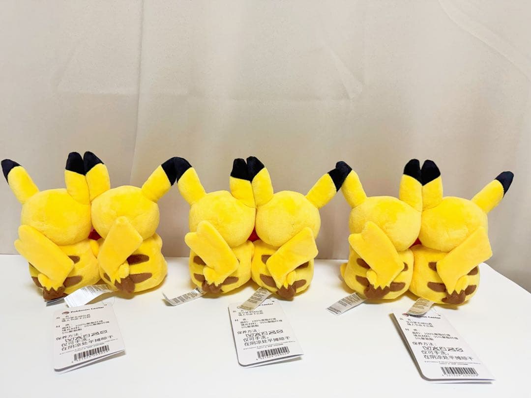 ピカチュウ ポケモンセンター　マンスリーペア　ピカチュウ