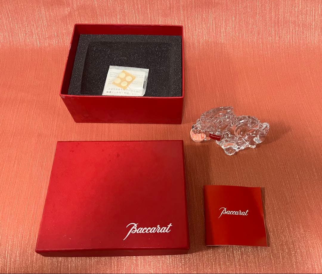 Baccarat クリスタルガラス ドラゴン 約10cm