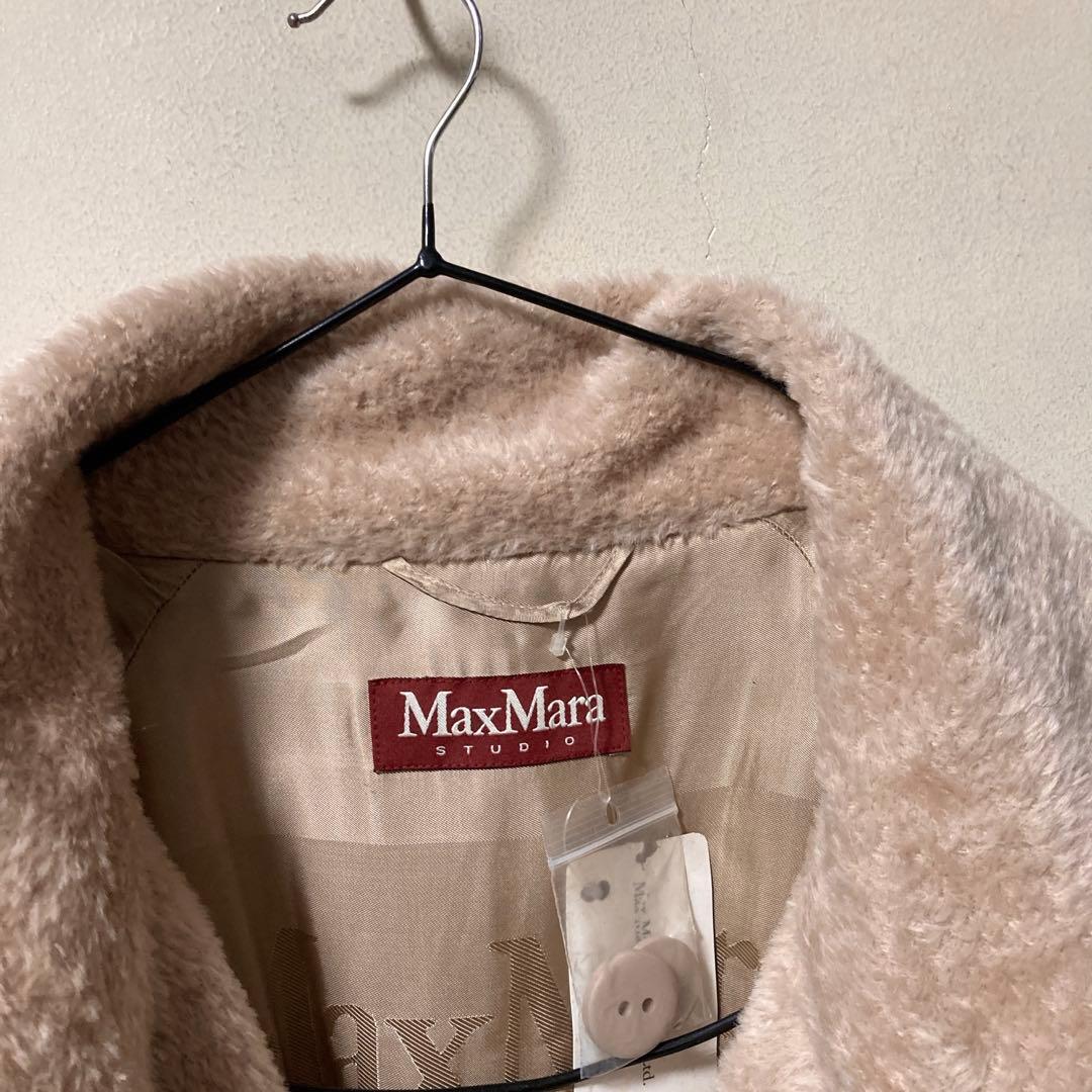 未使用 MAXMARA マックスマーラ テディベアコート アルパカ Aライン