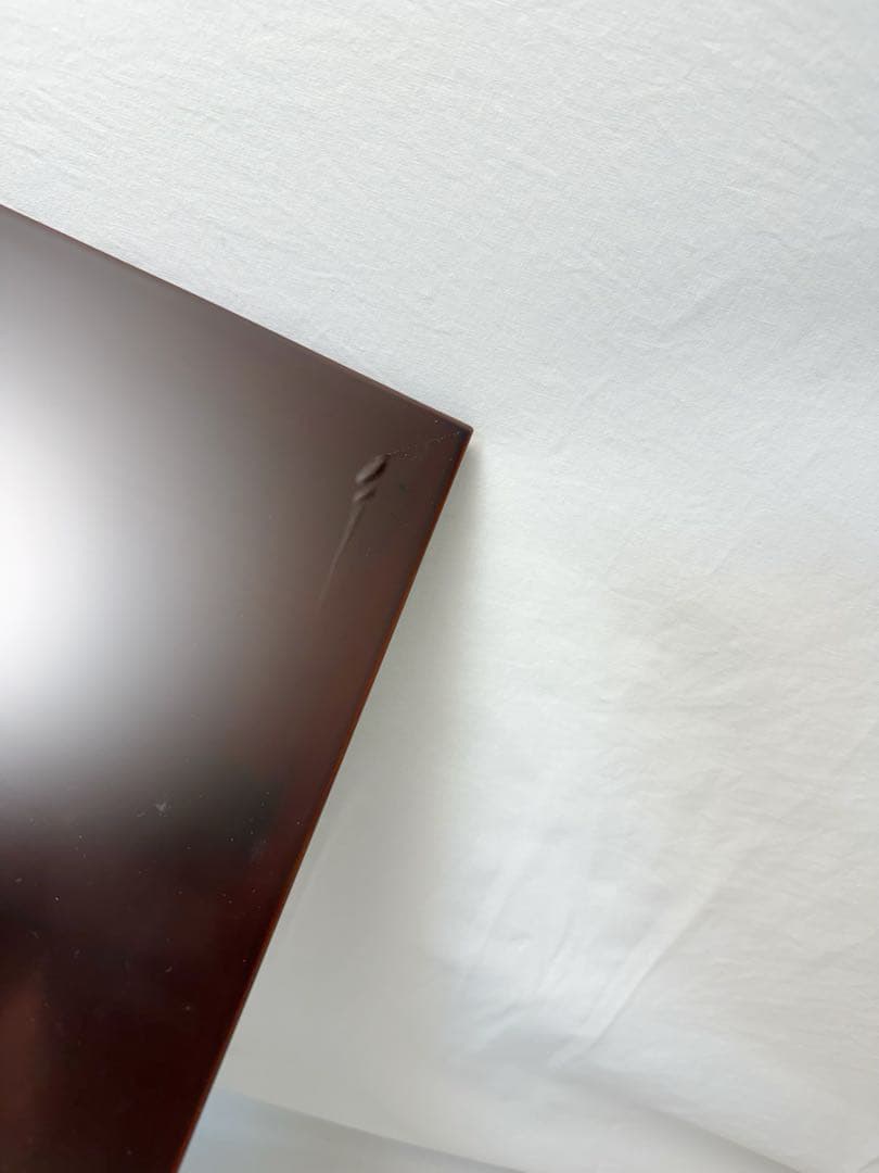 ほぼ未使用 茶道具 塗師 表完造 溜塗 二重棚 茶棚 組み立式 共箱