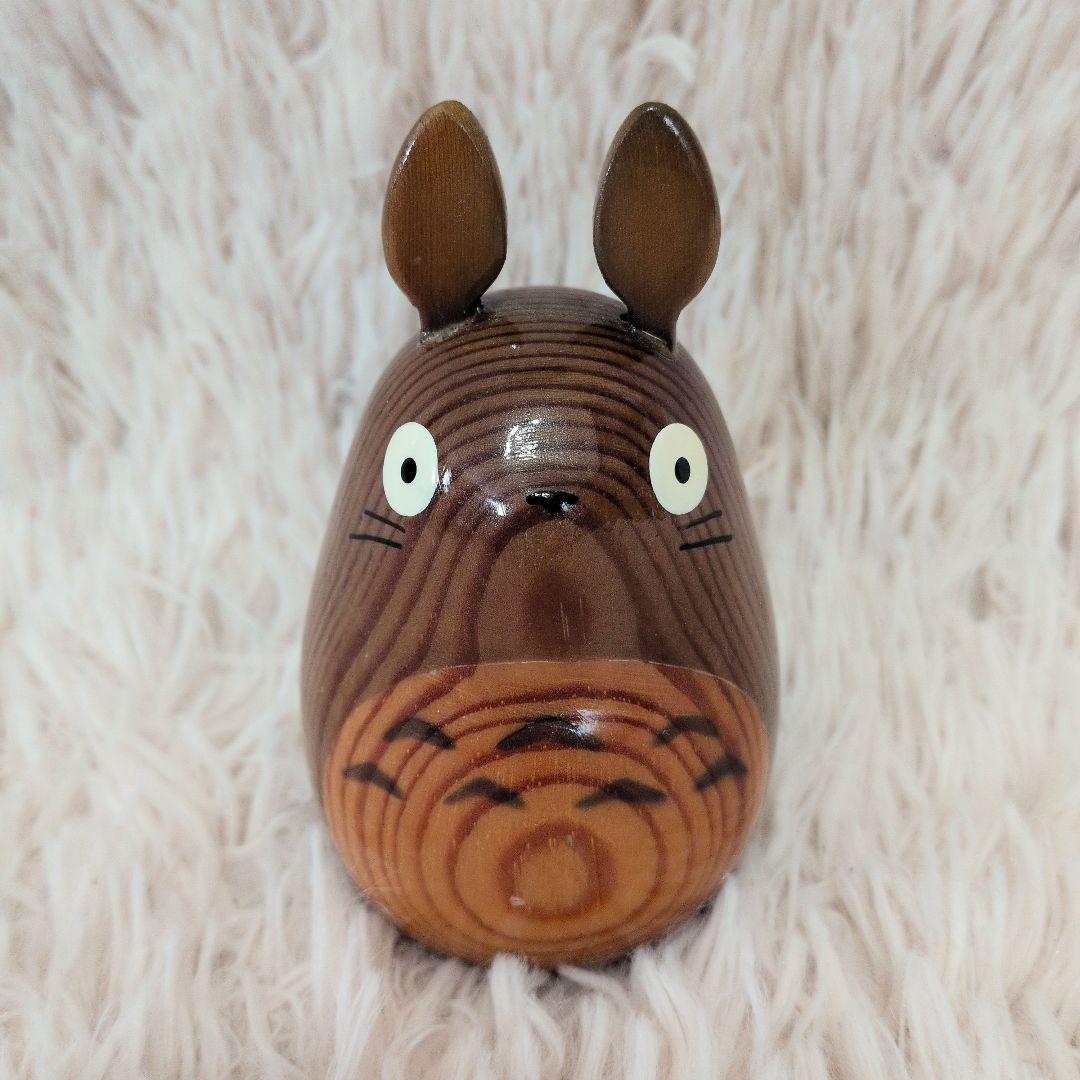 木彫りのトトロ　工房西岡　直筆サイン入り　となりのトトロ　ジブリ