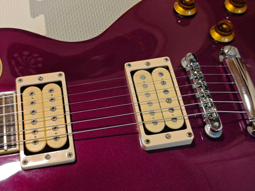 レスポールスタイル オリジナル エレキギター パープル