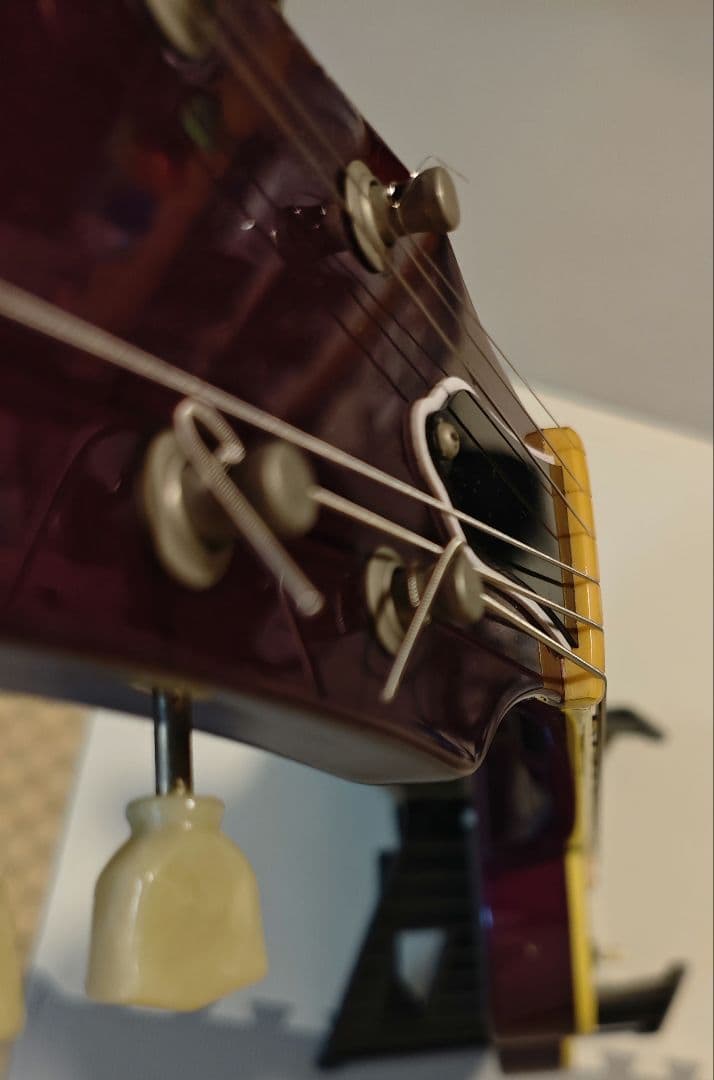 レスポールスタイル オリジナル エレキギター パープル