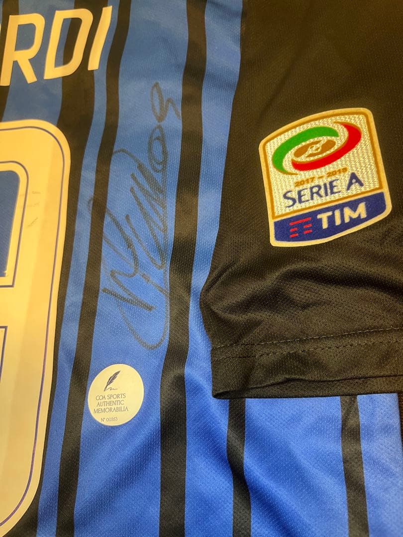 【インテル】 マウロ・イカルディ サイン入りユニフォーム