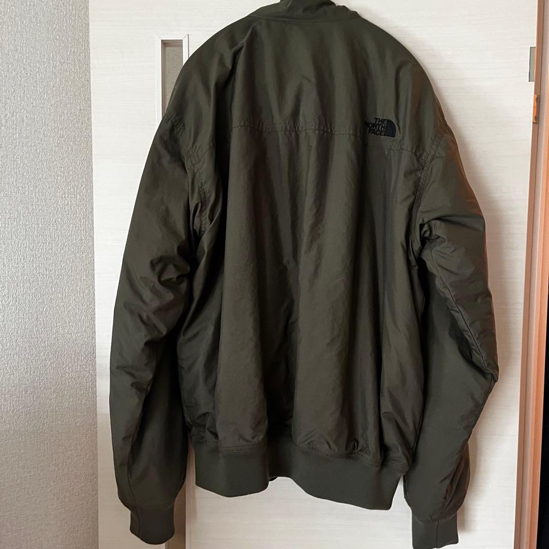 美品 ノースフェイス XL サイズ ブルゾン カーキ 裏起毛