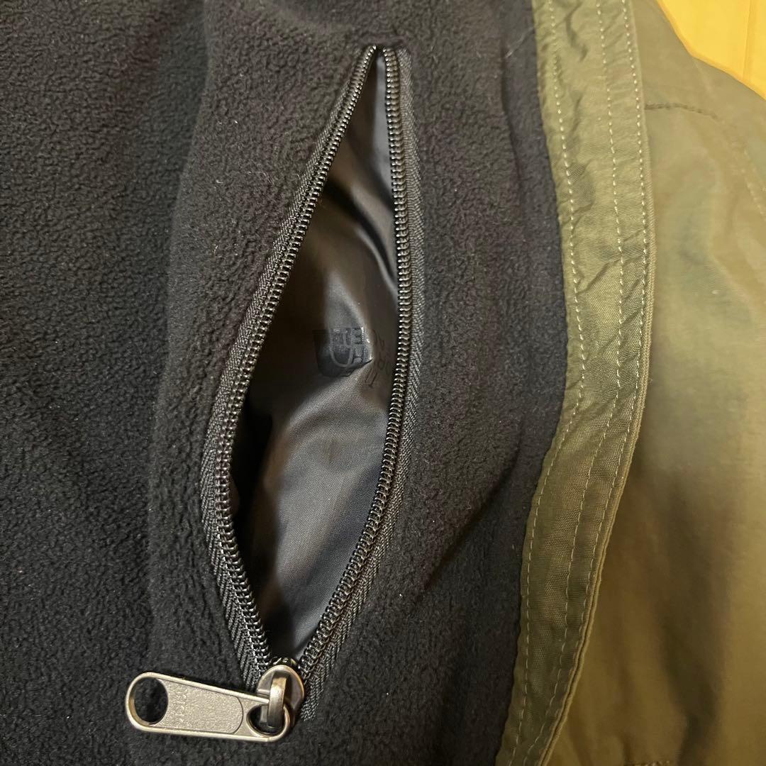 美品 ノースフェイス XL サイズ ブルゾン カーキ 裏起毛