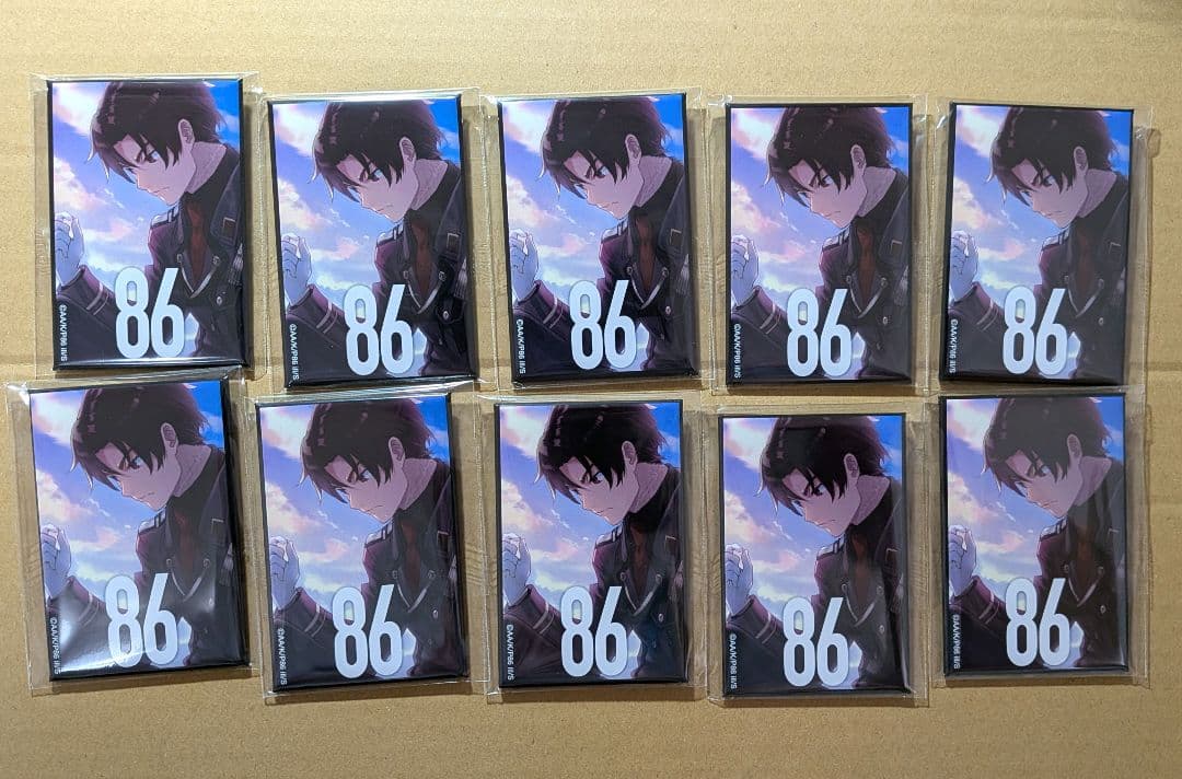 くじ引き堂　86-エイティシックス-　D賞　スクエア缶バッジ　シン2　10点