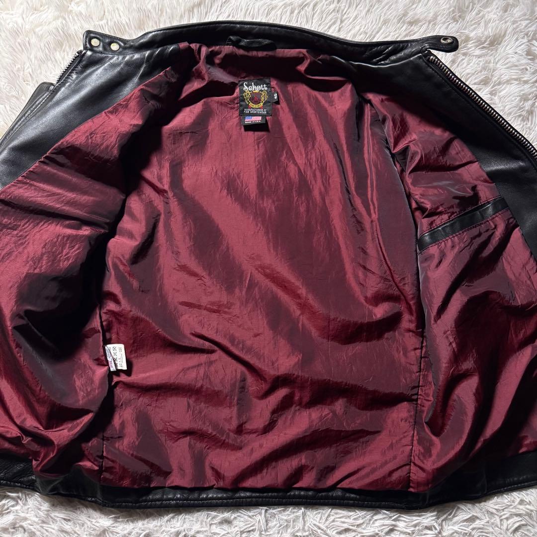 【極美品】schott ライダースジャケット　641xx 本革　40 USA製