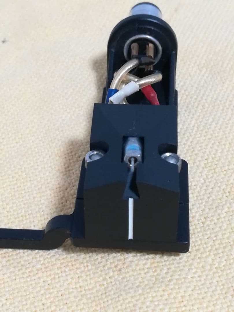 デノン MCカートリッジ DL-103 Hシェル ADC 端子ハンダ跡、良音です