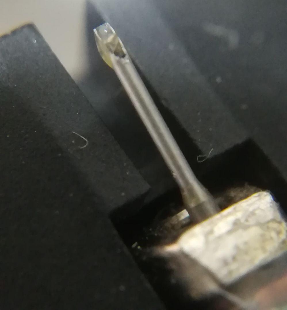 デノン MCカートリッジ DL-103 Hシェル ADC 端子ハンダ跡、良音です