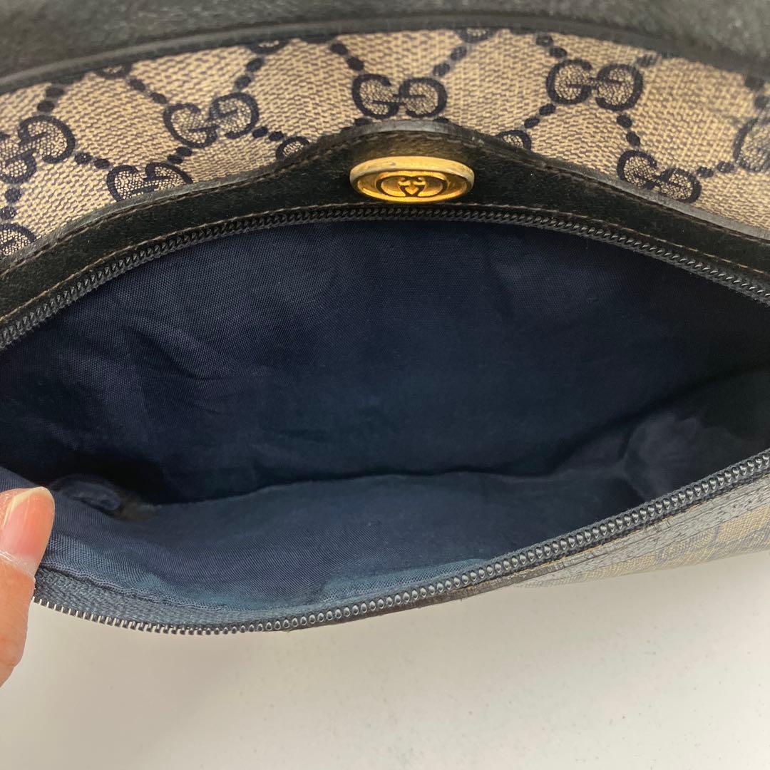 GUCCI　オールドグッチ　ショルダーバッグ　シェリーライン　PVC　5713