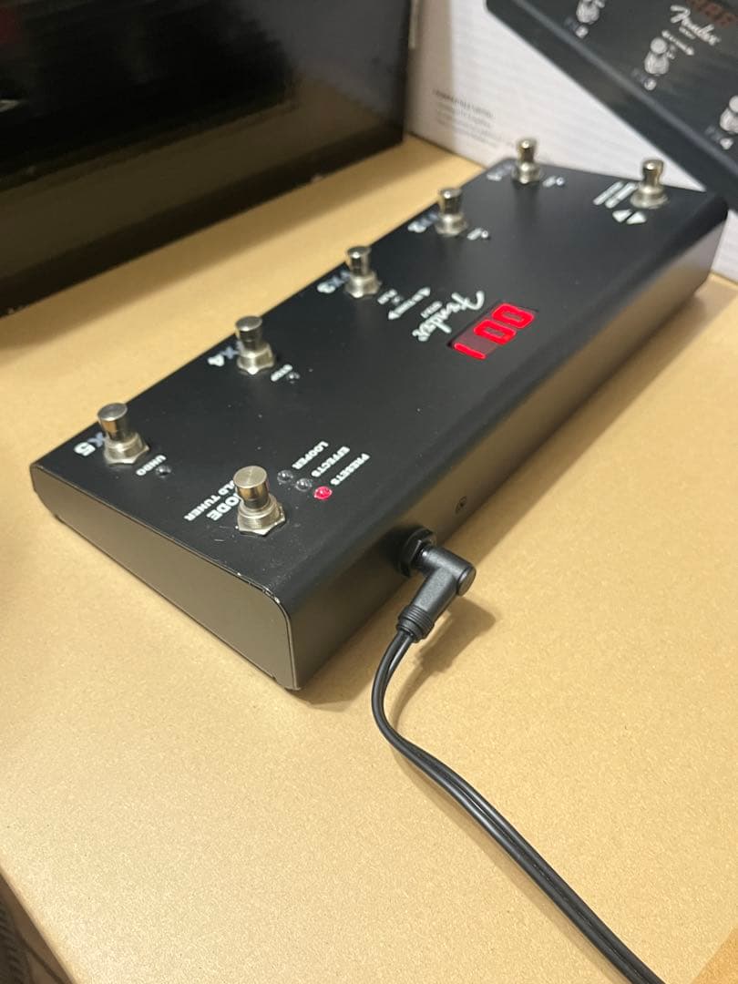 【動作◯】 Fender フットスイッチ GTX-7