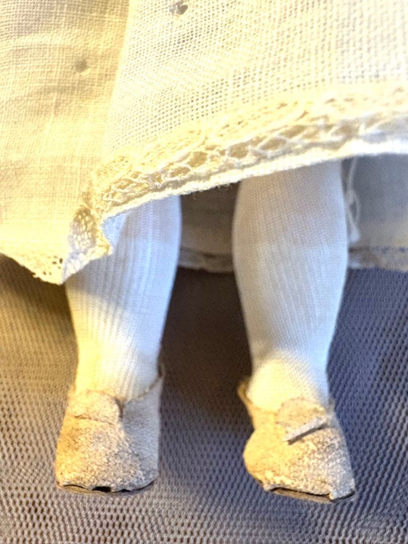 ♡UNIS FRANCE ビスクヘッド　コミュニオンドール　初聖体　スタンド付