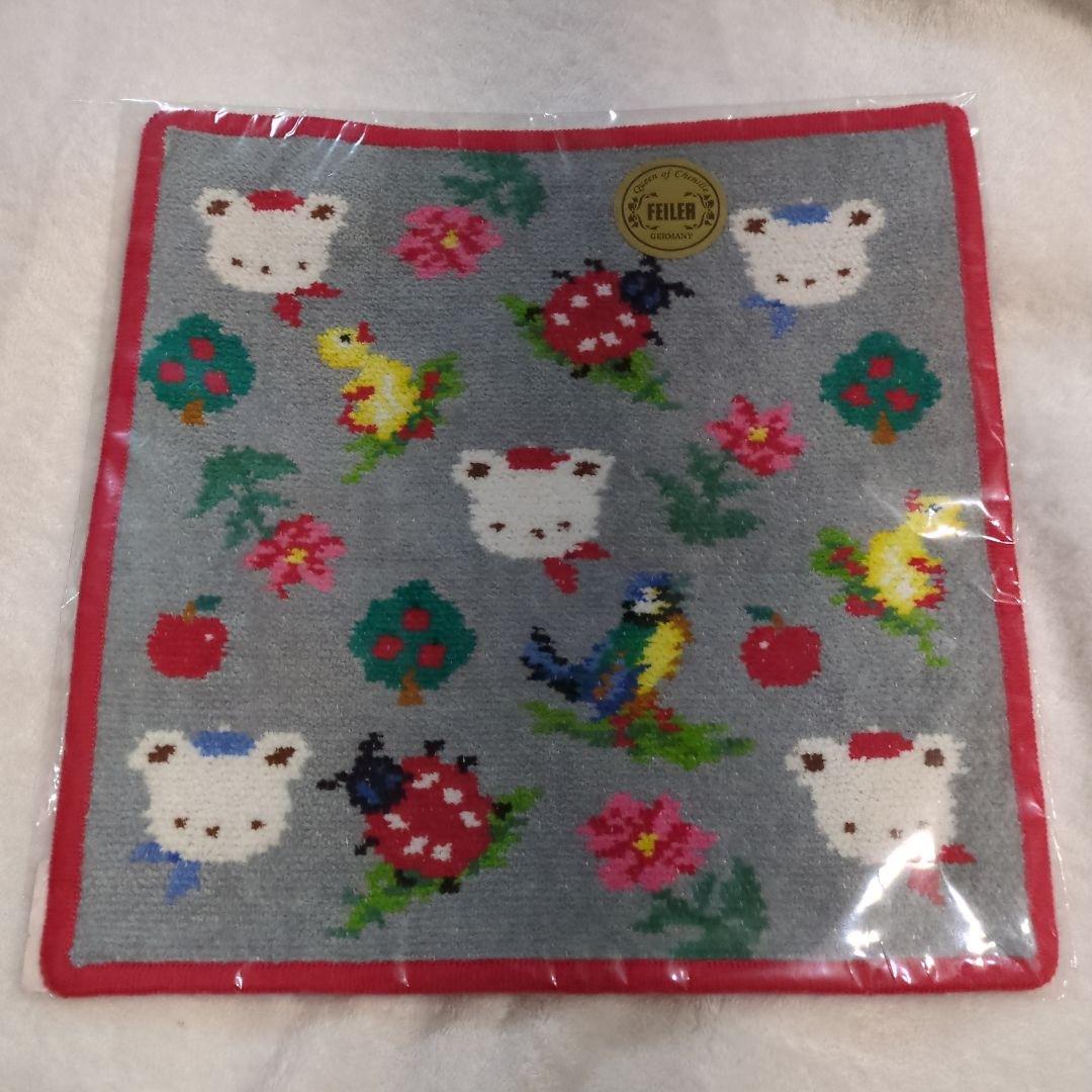新品　フェイラー　ファミリア　コラボ　タオルハンカチ