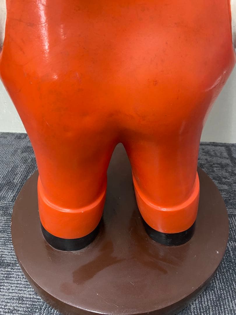 値下げ　キャラクター オーバーオール　約80cm台座付き