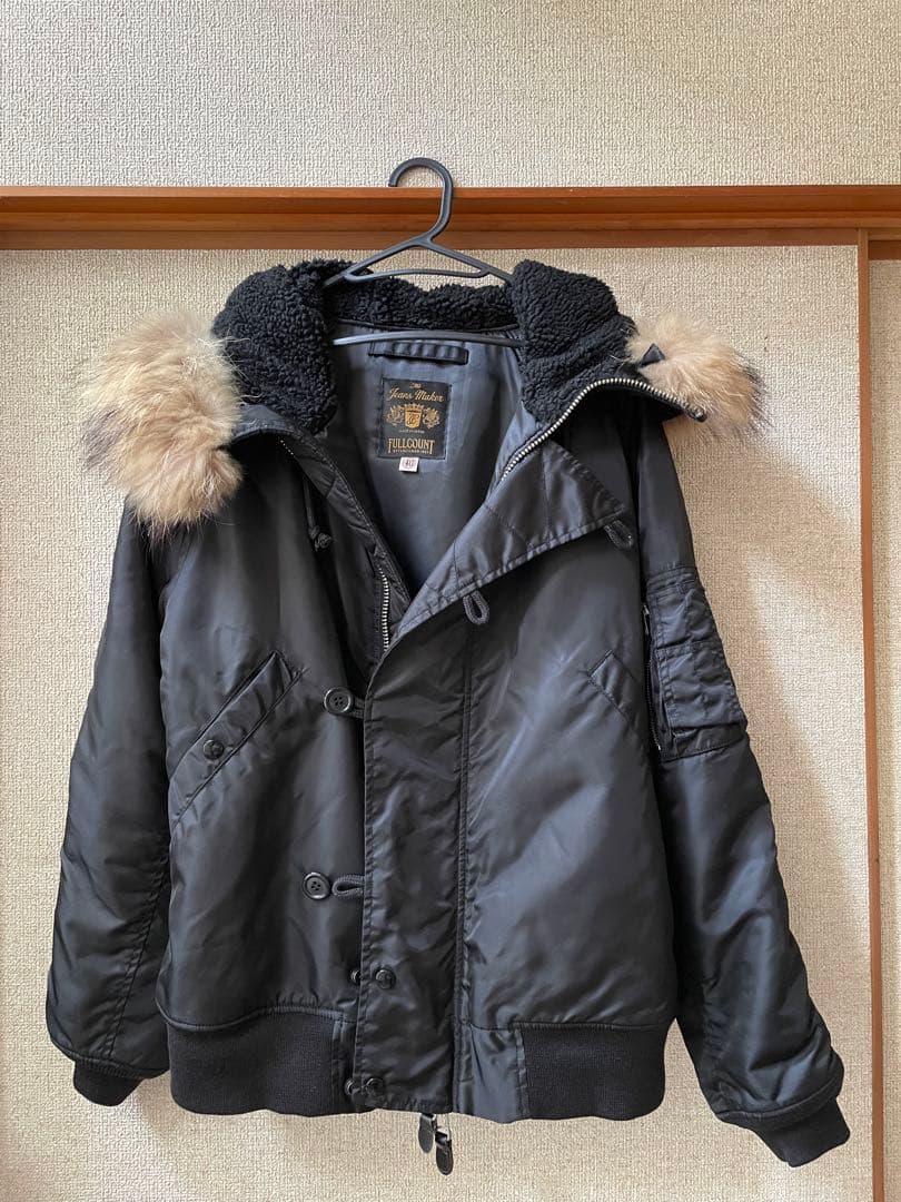 FULL COUNT フルカウントN-2B 40サイズ　ブラック