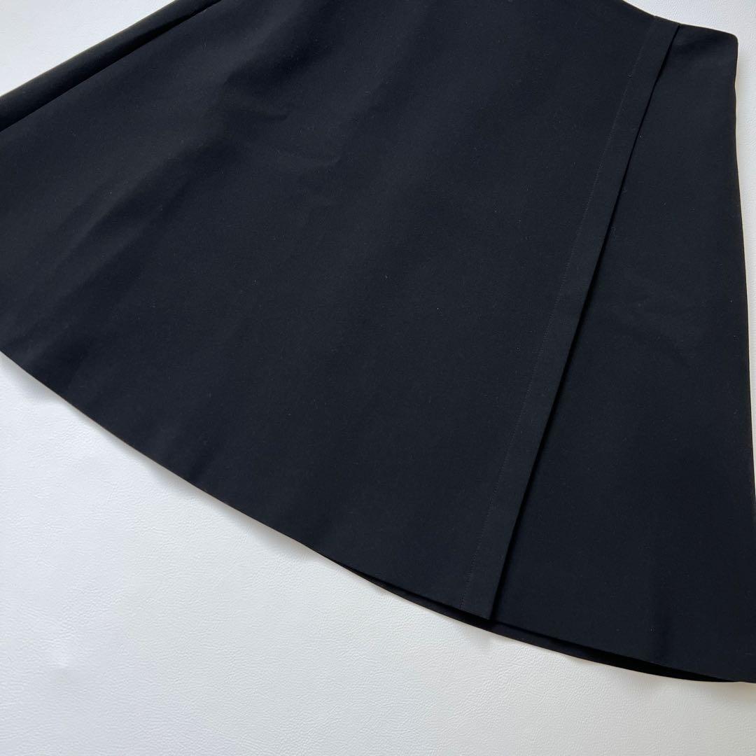 美品　FOXEY NEWYORK フォクシー　フレアスカート　ラップ風　40