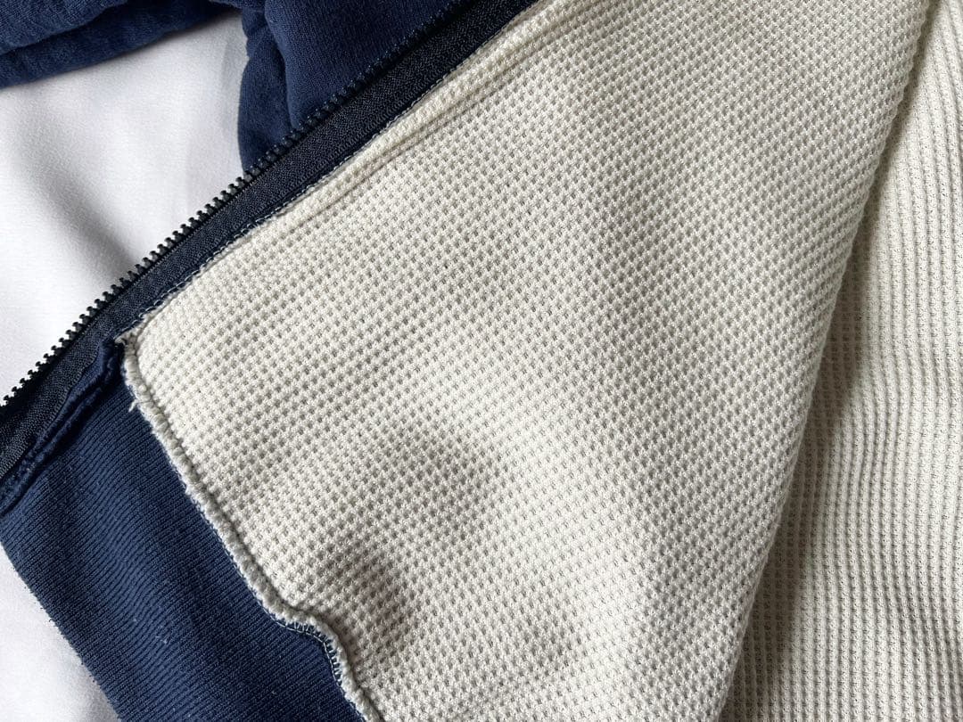 【美品】90s CAMBER ヘビーウェイト サーマル ジップパーカー USA製