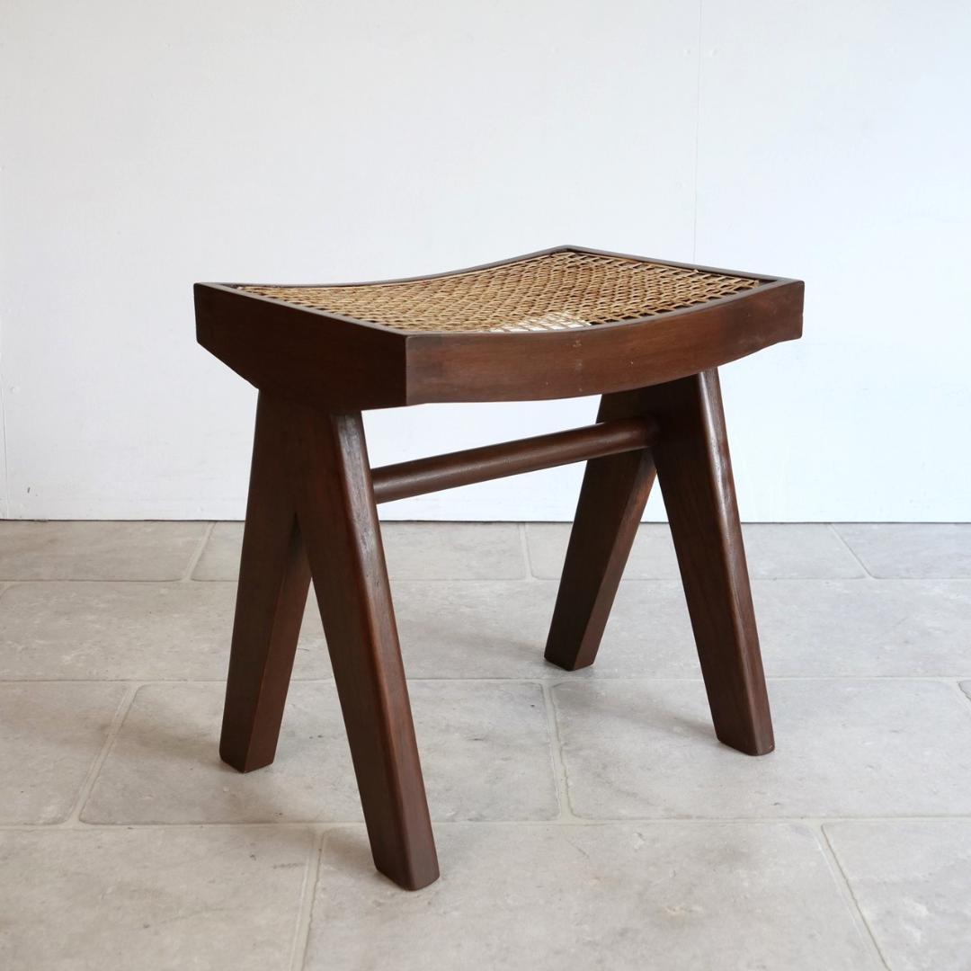 Pierre Jeanneret STOOL ラタン張り リプロダクト