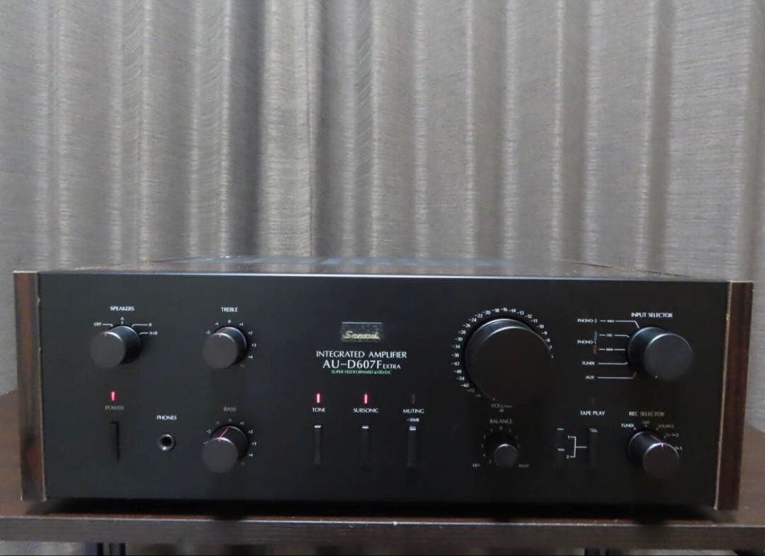 【メンテナンス済　完動品】サンスイ　au-d607f extra