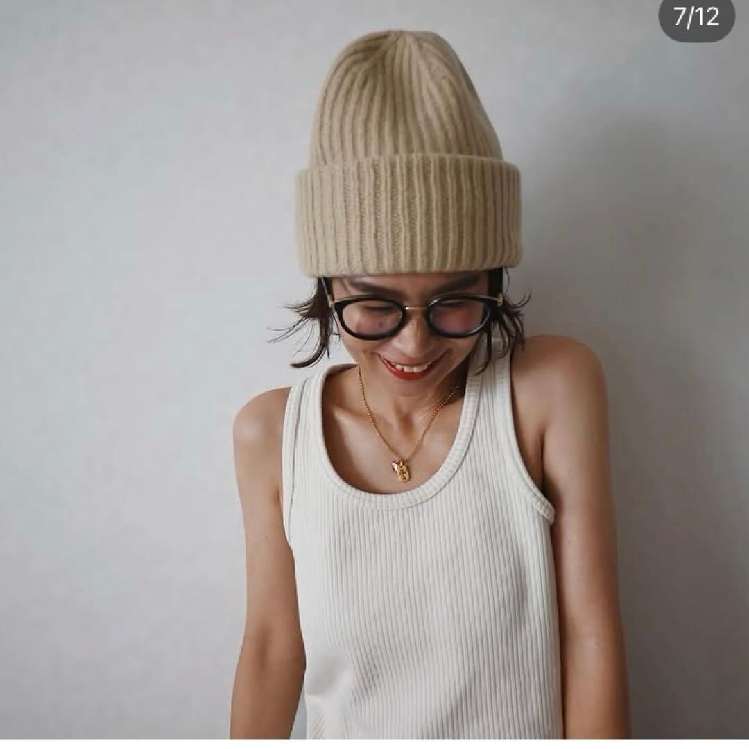 chiiiibag ビーニー　ベージュ