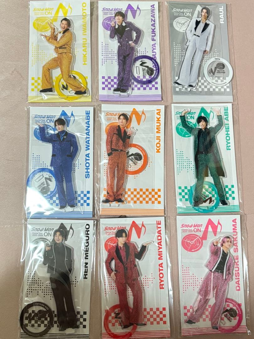 Man ライブツアーON アクスタ 9人セット