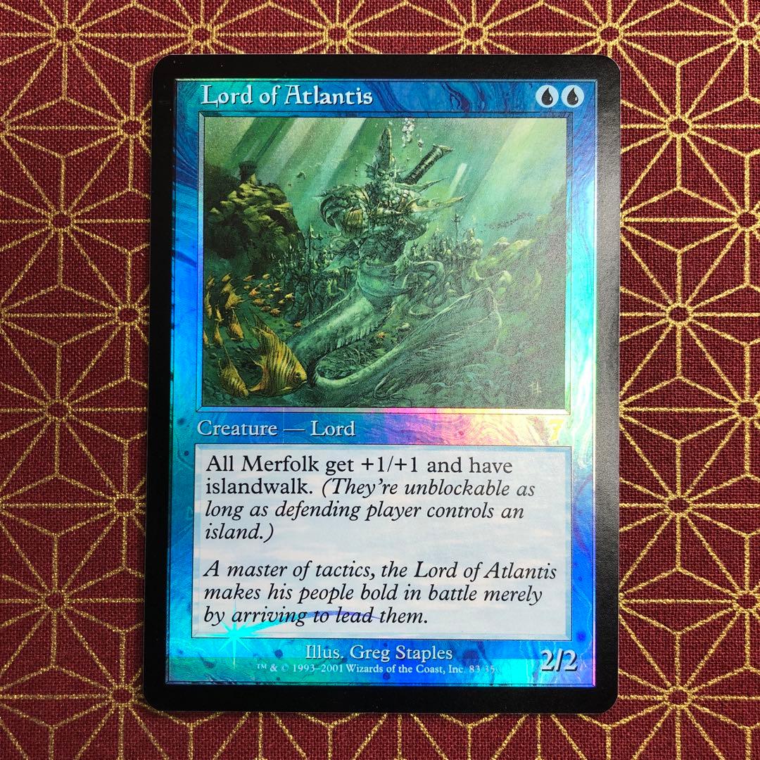 【Foil】《アトランティスの王/Lord of Atlantis》[7ED]