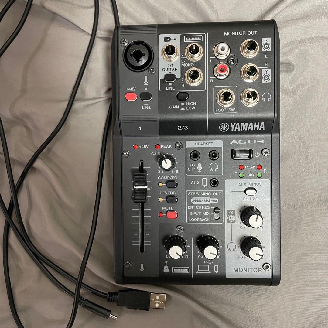 YAMAHA AG03MK2 B オーディオインターフェイス ブラック