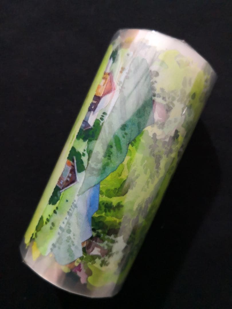 【8572】海外　マステ　5m巻売り　PETマスキングテープ　春景色