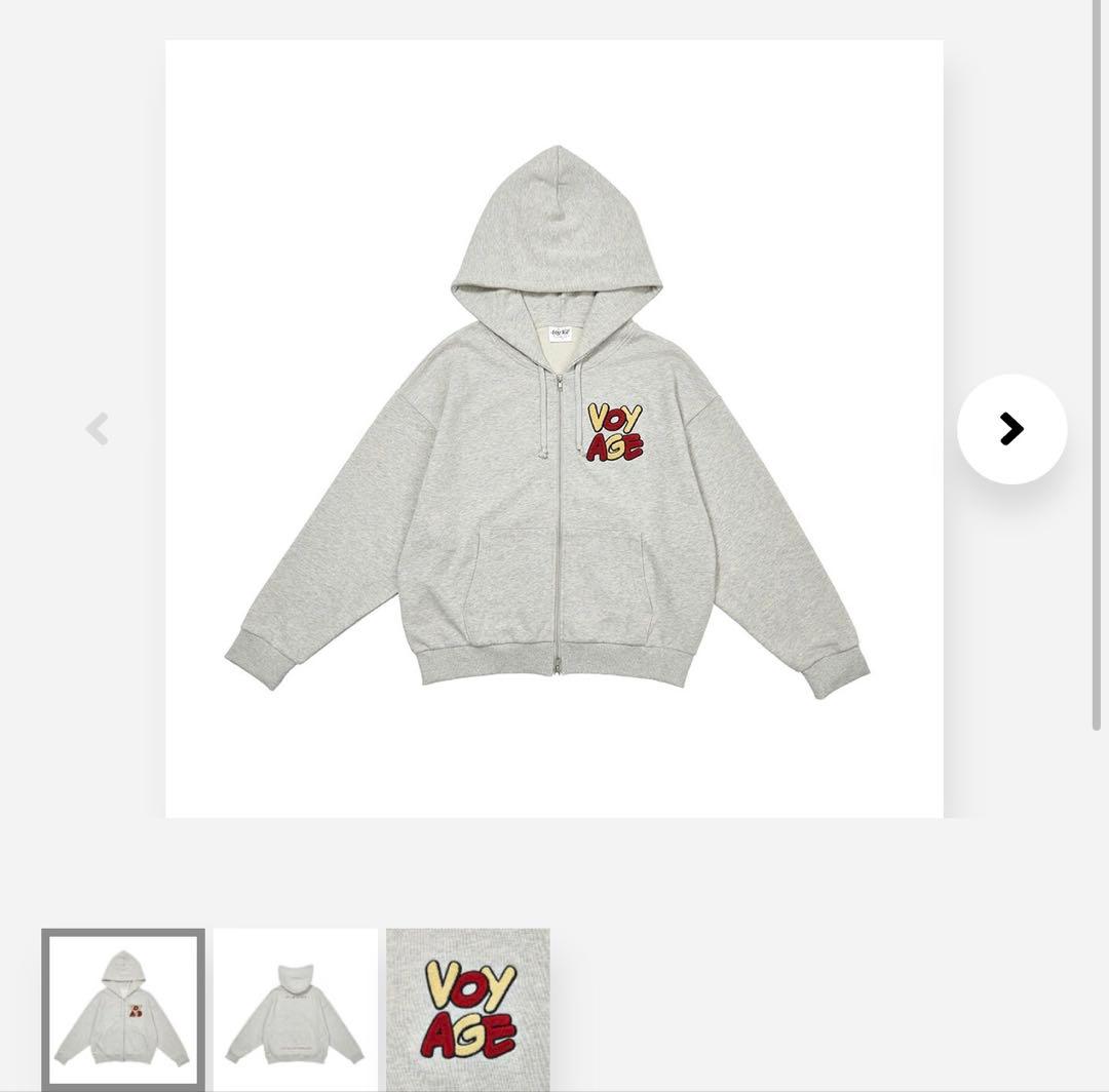 なにわ男子　ジップパーカー