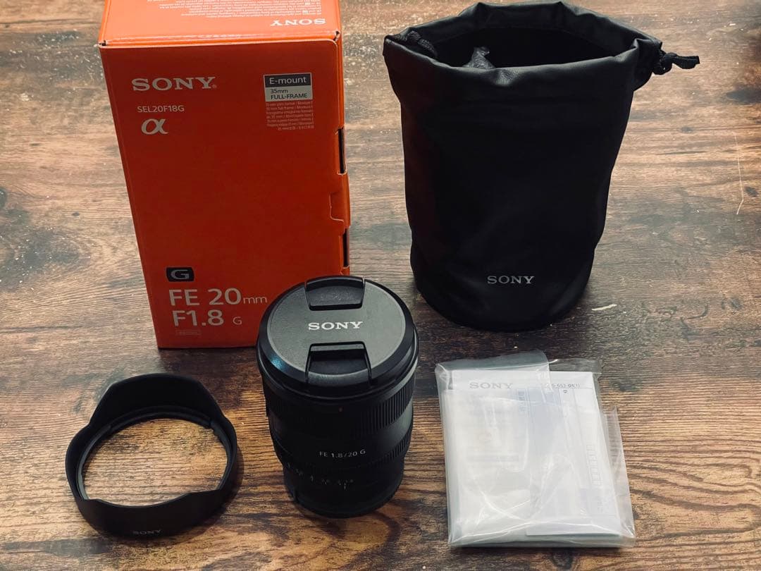 SONY（ソニー）FE 20mm F1.8 G レンズ