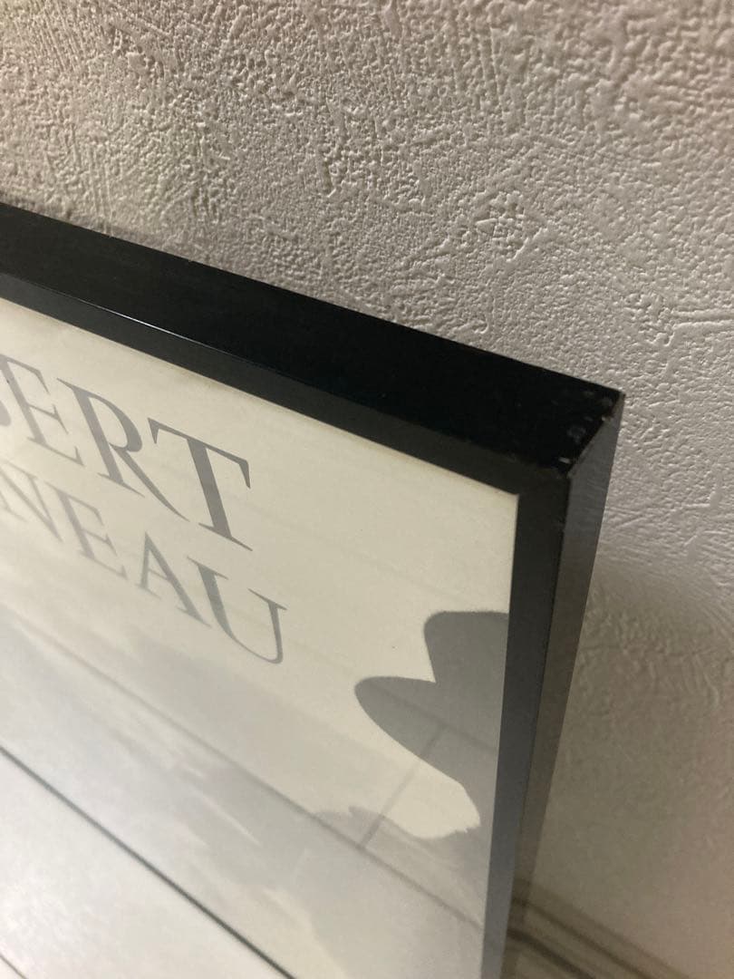 額入りポスター アンティーク ロベールドアノー　パリ市庁舎前のキス