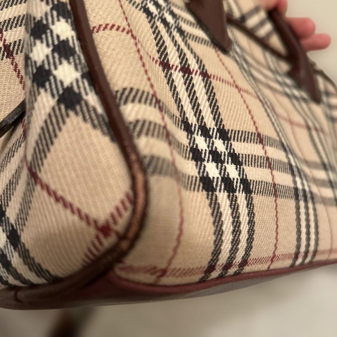 BURBERRY チェック柄 ハンドバッグ 中型