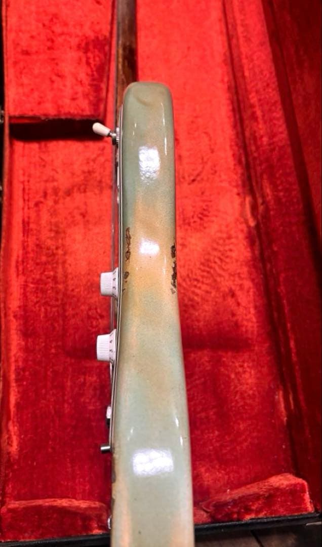 JAZZMASTERタイプ　レリック　マッチングヘッド　リバースヘッド