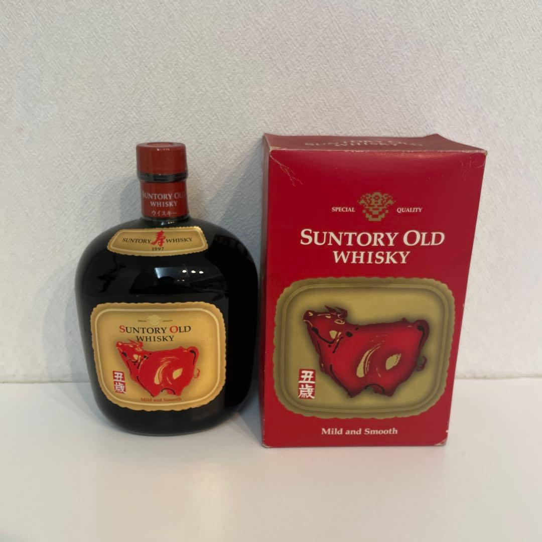 サントリーオールドウイスキー 丑年　箱付き