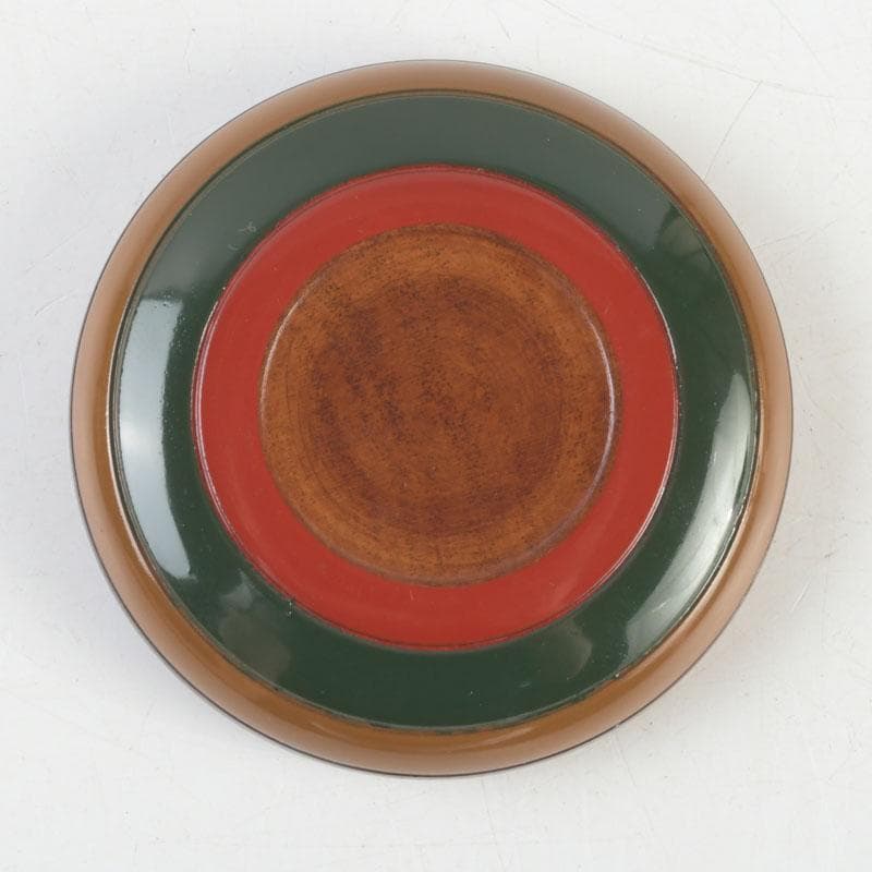 茶道具　松雲造　菊桐蒔絵　独楽香合　共箱　V　9467