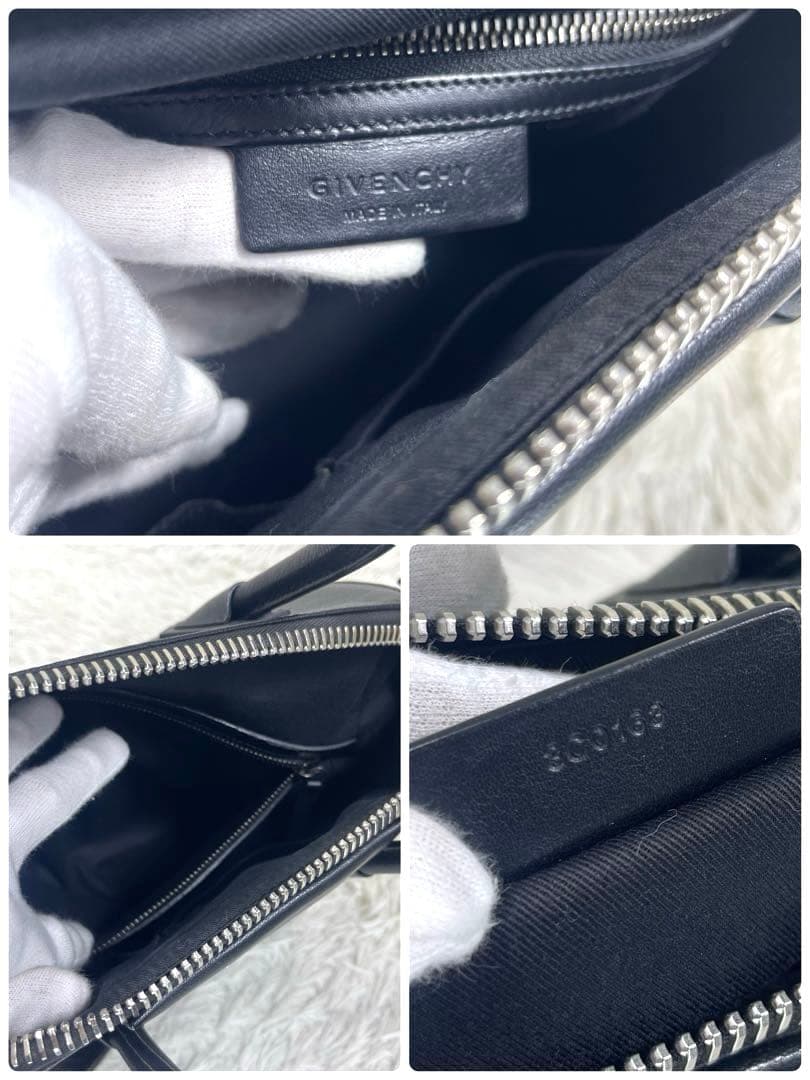 美品‼️GIVENCHY ハンドバッグ　アンティゴナ　2way ロゴ金具　レザー