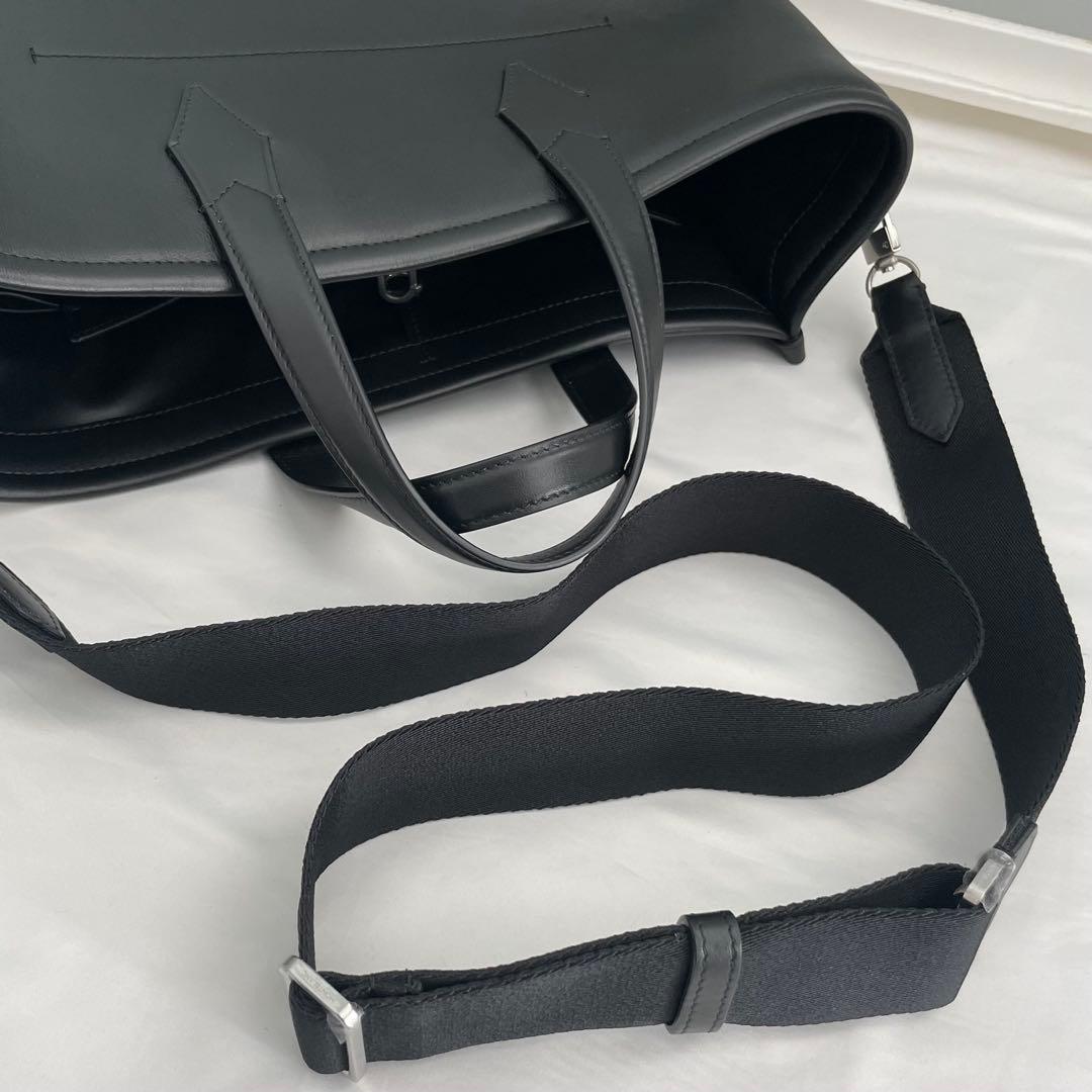 【極美品】モンブラン 2way ソフト スモール トートバッグ ブラック