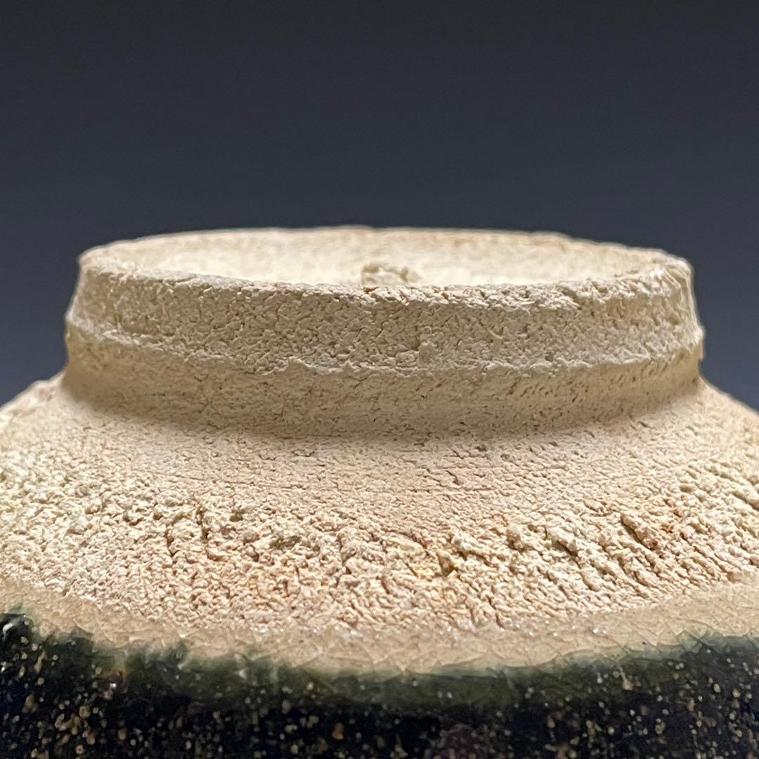 瀬戸焼 水野双鶴 茶碗 茶道具 骨董品 894