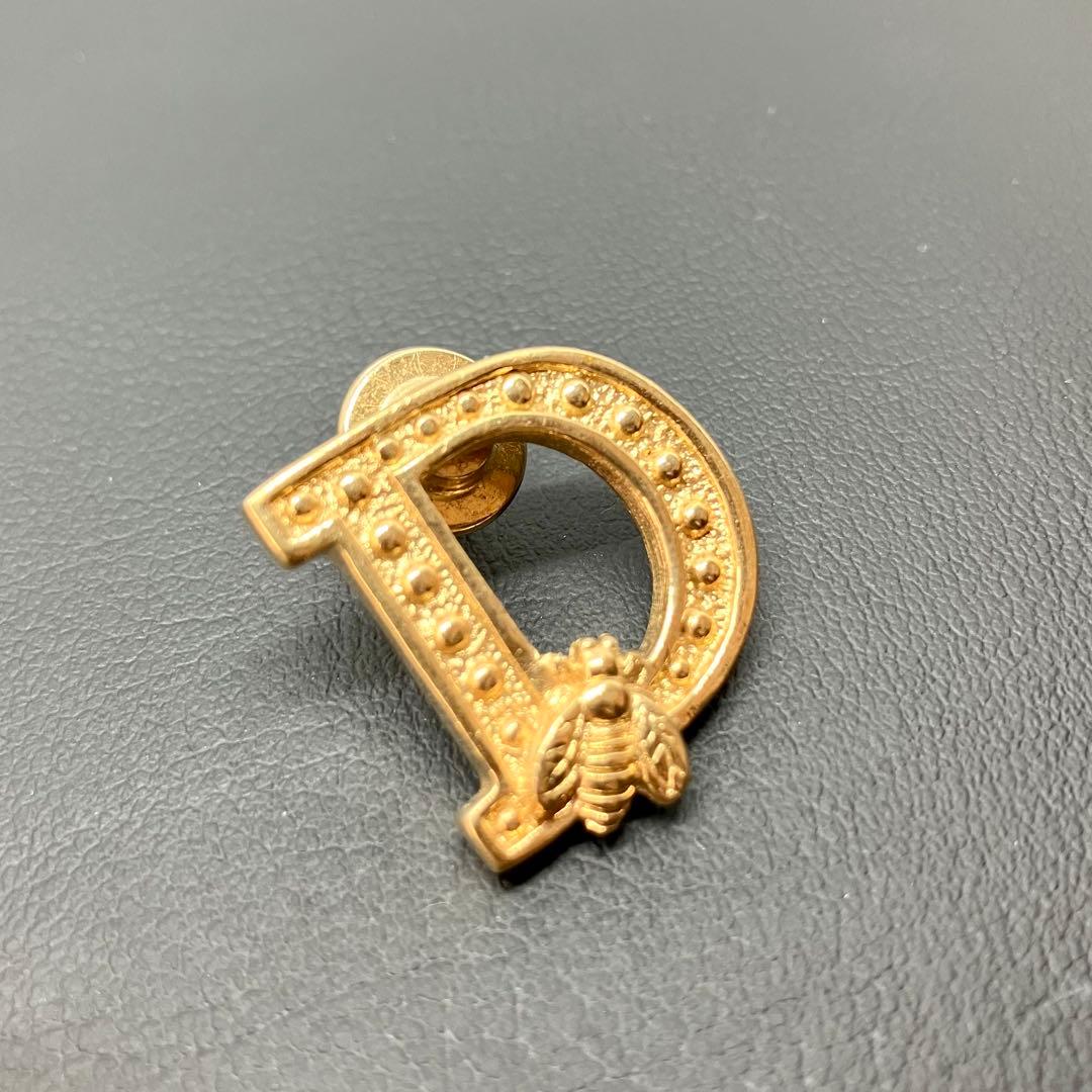 【希少】【美品】【クリスチャンディオール】ハチ 蜂 ピンブローチ ピンバッチ
